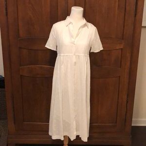clipdot midi shirtdress